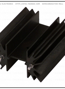 529902B02500G【HEATSINK TO-220 W/PINS BLK 2'】