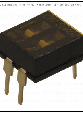 SDA02H0B【SWITCH SLIDE DIP SPST 25MA 24V】