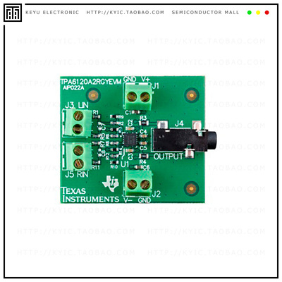 TPA6120A2RGYEVM【EVAL MODULE FOR TPA6120A2RGY】