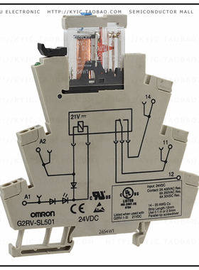 G2RV-SL501-DC24【RELAY GEN PURPOSE SPDT 6A 24V】