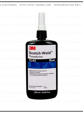 TL43 BLU 250ML BTL【THREADLOCKER】