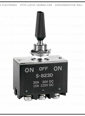 S823D【SWITCH TOGGLE DPDT 30A 30V】