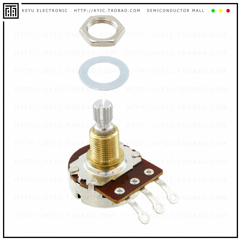 PDA241-SRT00-504A2【POT 500K OHM 1/4W CARBON LOG】