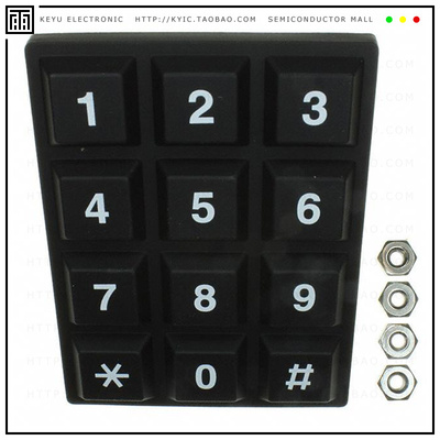 84LS-AB2-112-N【SWITCH KEYPAD 12 KEY 0.01A 24V】