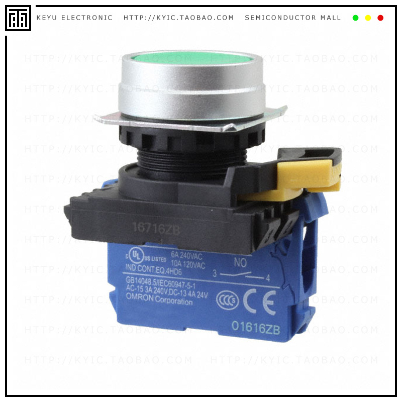 A22NN-MNA-NGA-G100-NN【SWITCH PUSH SPST-NO 10A 120V】