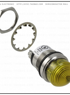 5563707304F【LED PNL MT 1' WT DOME YELLOW】