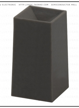 1DDGR【CAP PUSHBUTTON SQUARE DARK GRAY】