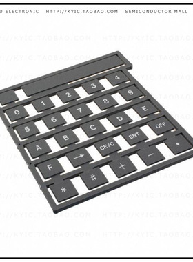 70F00103【KEYPAD KEYTOP LEG SET F NONILLUM】