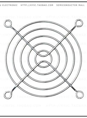 SC80-W2【80MM FAN GUARD NICKEL CHROME】