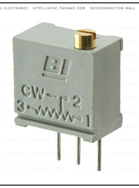 68WR100LF【TRIMMER 100 OHM 0.5W PC PIN TOP】