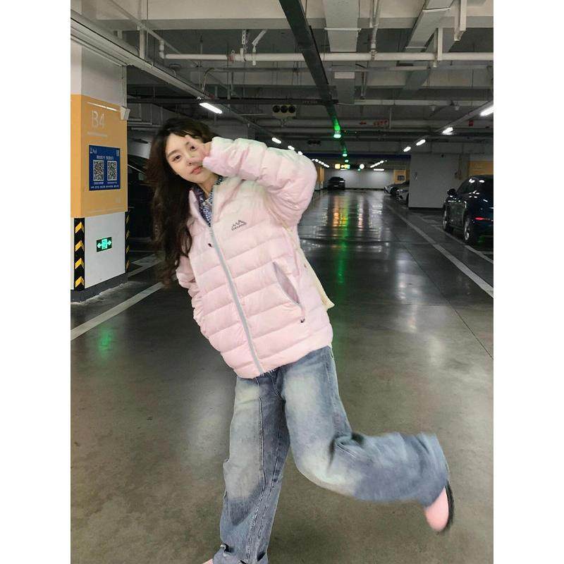 美式轻量化浅粉色排骨羽绒棉服女冬季新款户外保暖修身时尚短外套,女装/女士精品,棉衣/棉服,淘宝优惠券,粉丝福利购,淘宝优惠卷