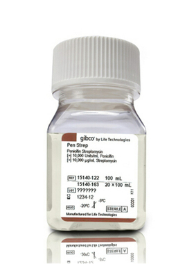 15140122/Gibco/青霉素-链霉素溶液（100X 双抗） (10,000 U/mL)/