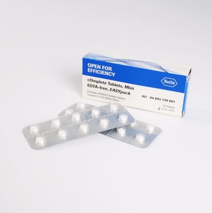Roche 04693159001 蛋白酶抑制剂片剂 不含EDTA 10ml/片 30片/盒