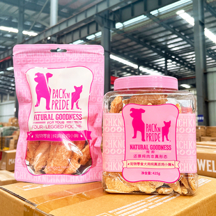 派豪冻干鸭小胸100g纯真狗冻干鸡鸭胸肉块猫鸡鸭肉干宠物零食330g