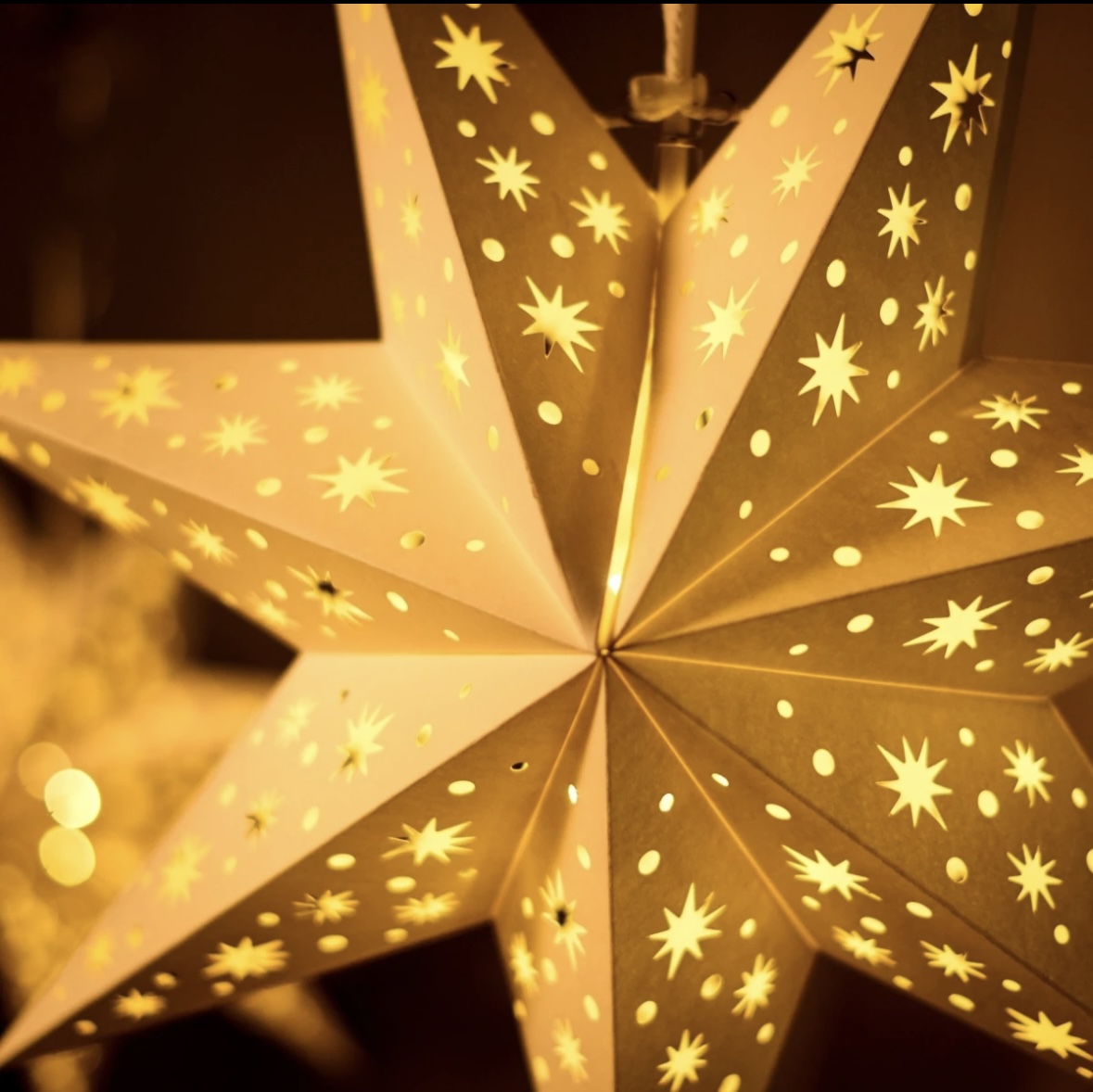 thumbnail for Festive Atmosphere Decoration Hanging Ornaments Folding Paper Flowers Christmas Decoration Crafts Lantern Paper Lampshade Hanging Ornaments