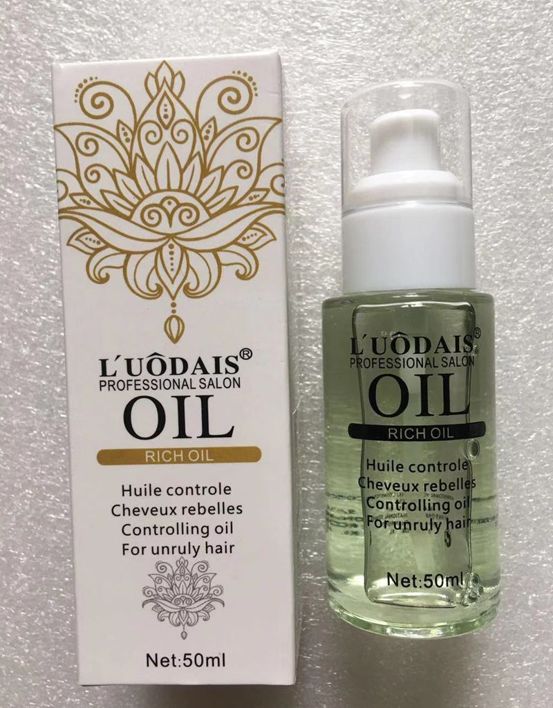 正品洛黛诗香水修护精华油50ML护发精油顺滑光泽受损修复绿色 Y2