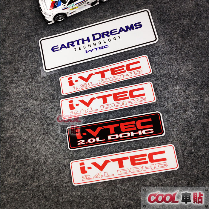 飞度思域JDMivtec车贴GK5FD2