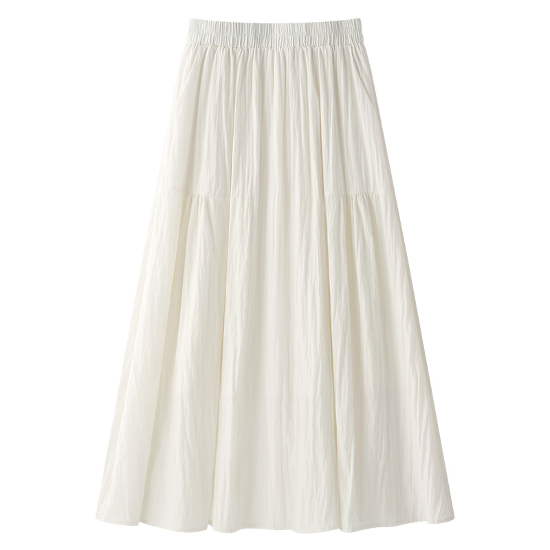 城市衣柜费依女装思慕缇村上春白色半身裙女2025新款秋季薄款高腰