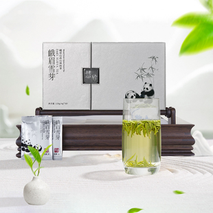 2026新茶现货峨眉雪芽慧欣120g明前春茶雀舌高山绿茶礼盒送长辈
