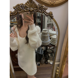 2023新款 shop小香风背心连衣裙女秋季 高级感穿搭小个子裙子 are