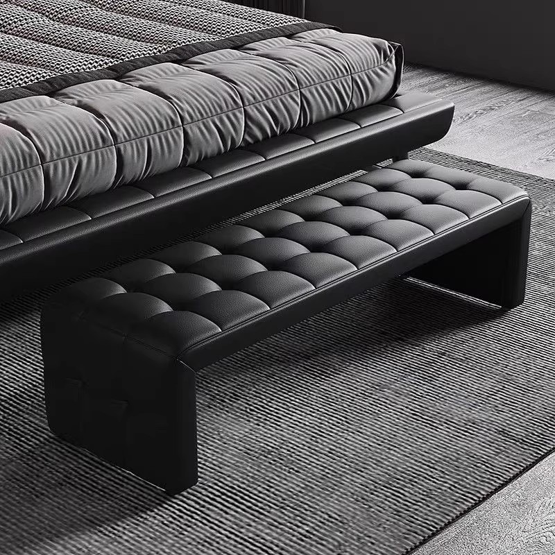 轻奢床边入户高级感脚踏门口家用