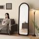 高级感全身镜家用落地镜网红法式 女生卧室全身镜壁挂异形全身镜子