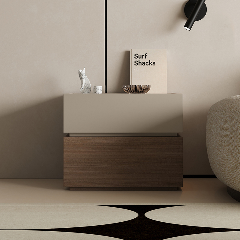 多层自由DIY收纳床头柜