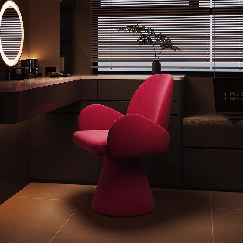 简约高级可旋转梳妆台凳子