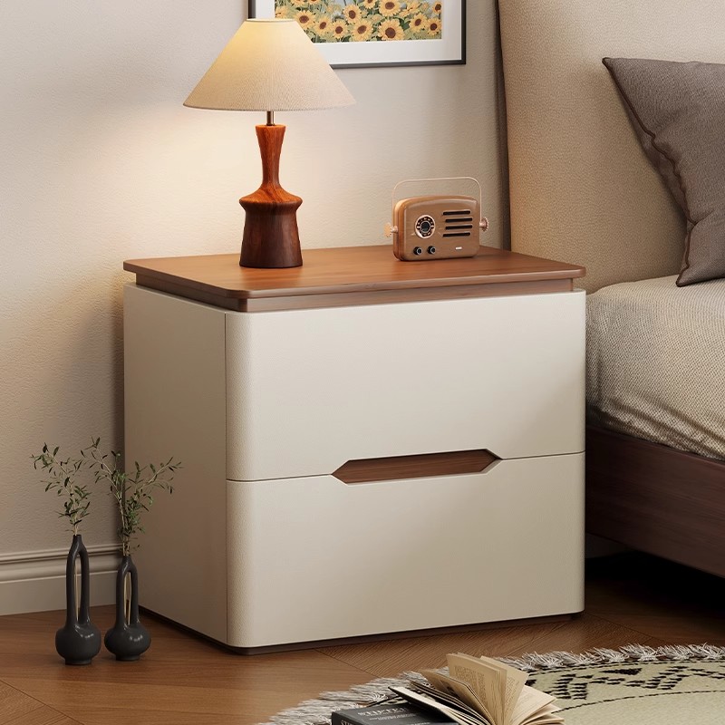 免安装小型奶油风床头柜