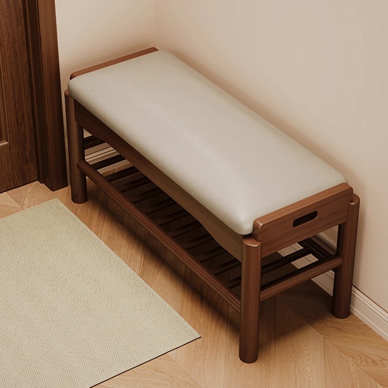 实木换鞋凳门口家用鞋柜