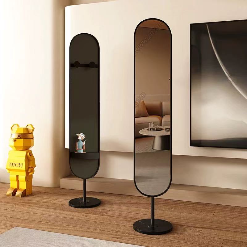 乐远网红旋转带收纳落地少女镜