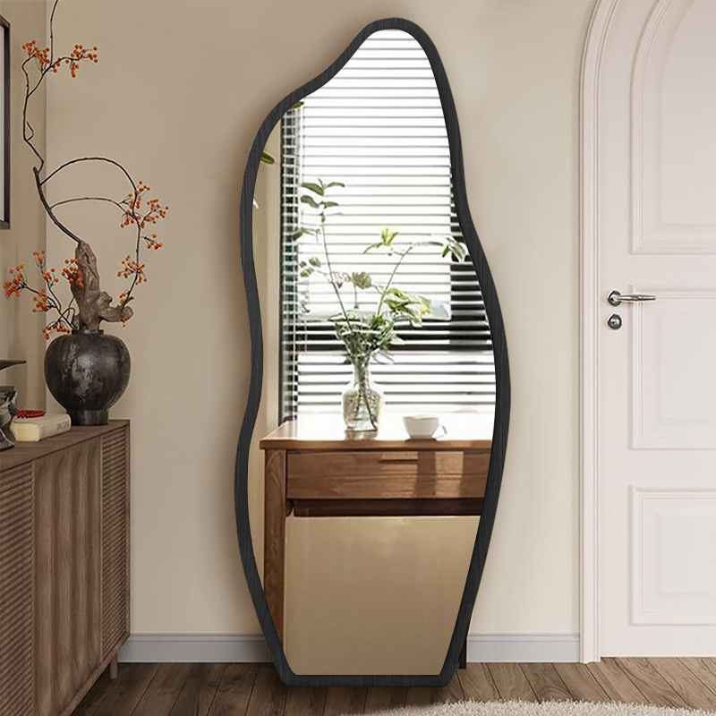 设计师异形穿衣镜法式复古全身镜