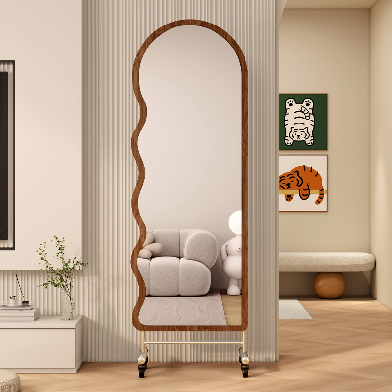 可移动中古风全身穿衣镜