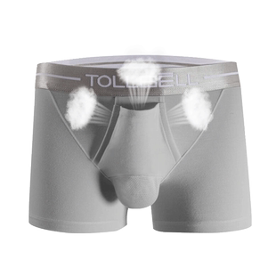 枪蛋分离阴囊托男内裤活力精索静脉透气提睾莫代尔大码向下平角裤