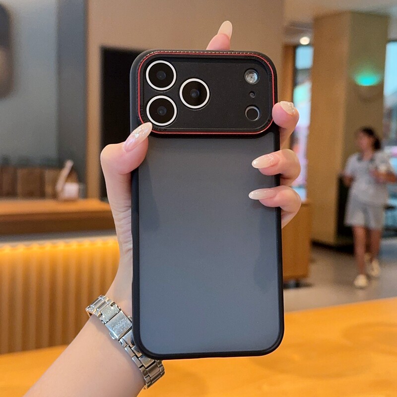 新款红圈摄像头设计适用苹果17promax手机壳iphone16新款air保护套pro硅胶软边情侣2025高级感por新镜头全包