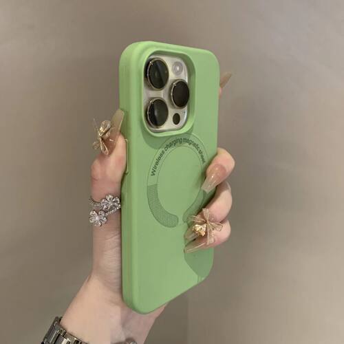 iPhone15液态硅胶ins简约高级感
