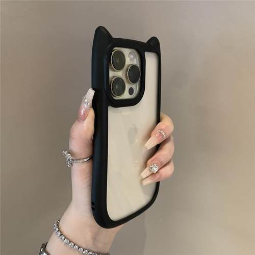 iPhone15亚克力ins简约高级感