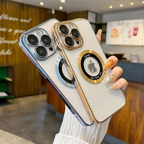 iPhone15亚克力ins简约磁吸