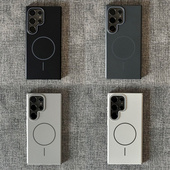 Beats同款 2FE超薄Note20硬外套 磨砂高级s21 钛灰色细圈Magsafe磁吸无线充电适用三星S25 s24Ultra手机壳s23