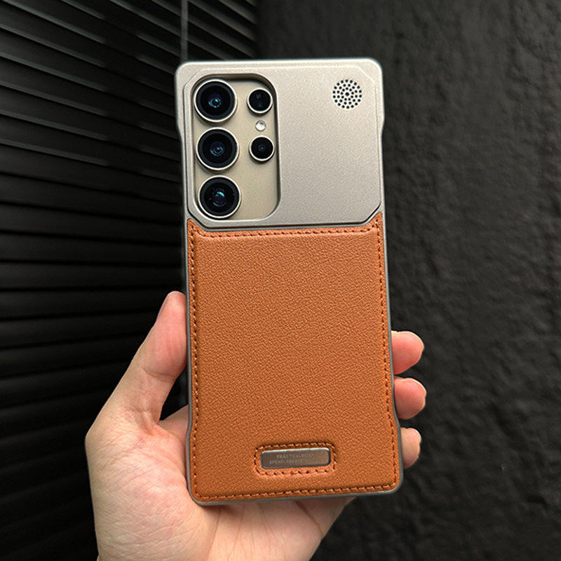 适用三星s24ultra手机壳s25ultra香薰皮革s23ultra磁吸无边框s22ultra超薄散热s25+高级感s24商务简约男女士,3C数码配件,手机保护套/壳,淘宝优惠券,粉丝福利购,淘宝优惠卷