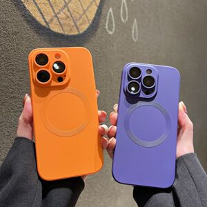 液态硅胶磁吸带镜头膜适用苹果14proMax手机壳iPhone13全包防摔12pro新款高级感max软12磨砂11pm全包硅胶软壳