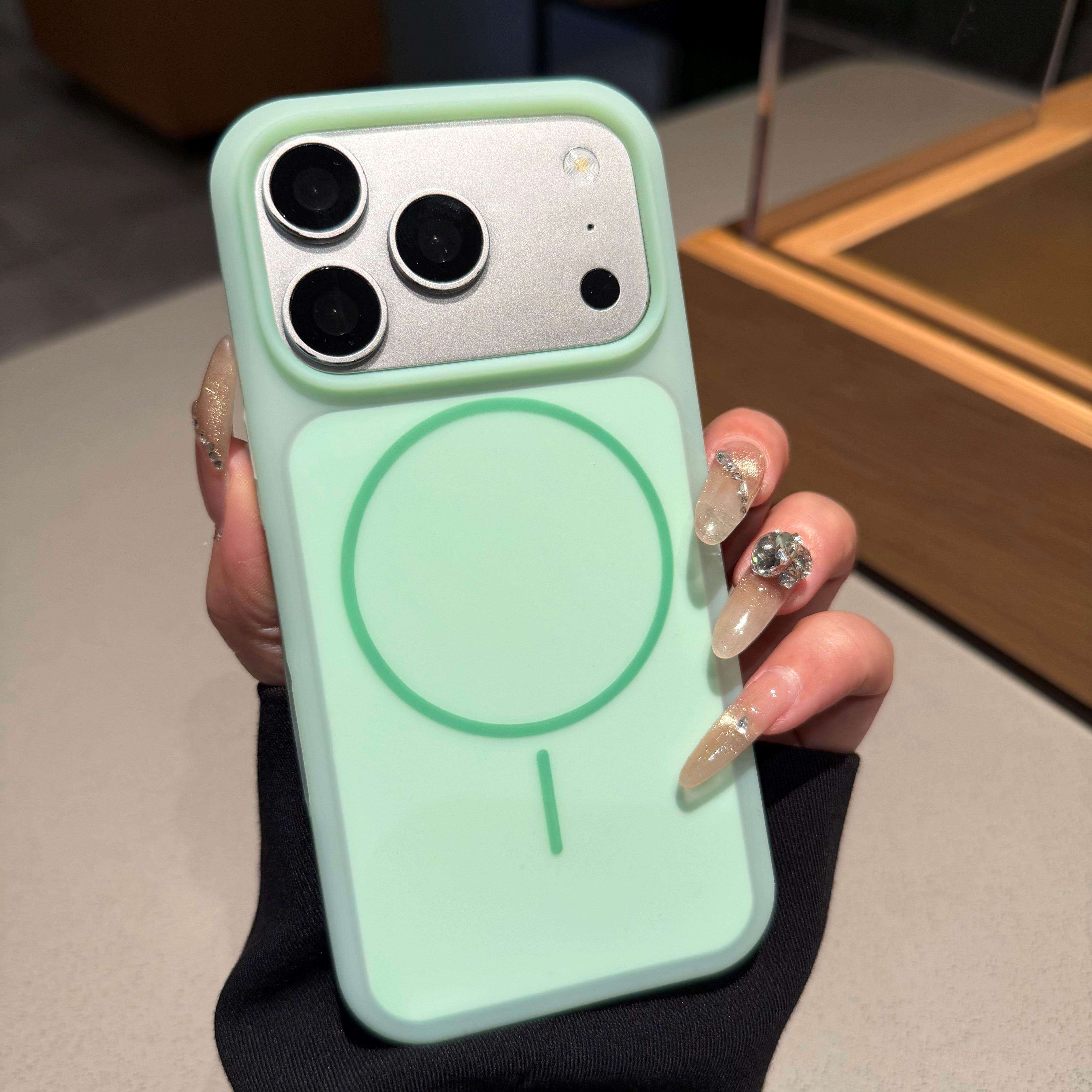 双色撞色果冻磁吸iPhone17壳