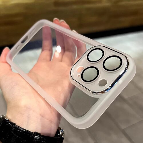 简约高级感苹果17pro硅胶防摔壳