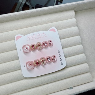 儿童穿戴甲美少女战士卡通水冰月可爱猫眼美甲贴片可拆卸甲片合集