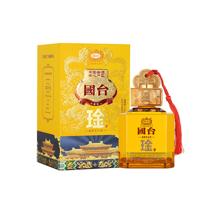 国台酱酒 金钻 酱香型白酒 精致礼盒送礼 53度 500ml/瓶