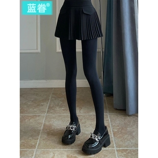 2条装黑色丝袜女秋冬不掉档光腿神器冬季外穿加绒微压显瘦连裤袜