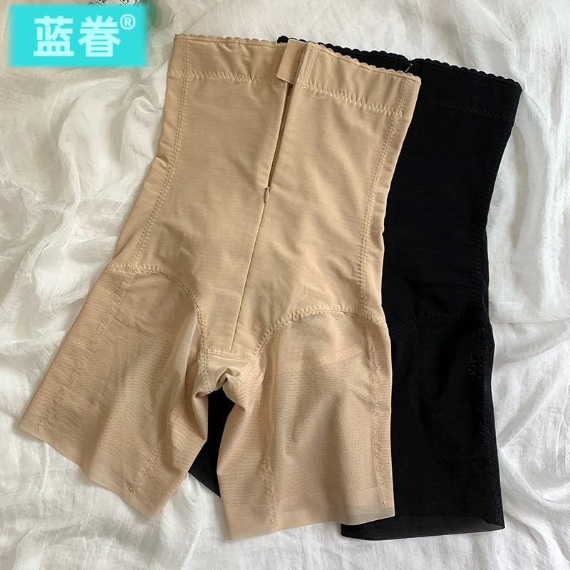 强效收腹裤高腰拉链排扣无痕腰头提臀翘臀舒适裸感塑身美体内裤夏