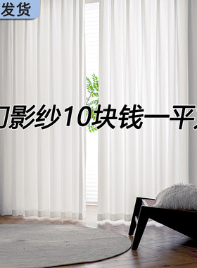 热门幻影纱帘不透人防刮耐磨