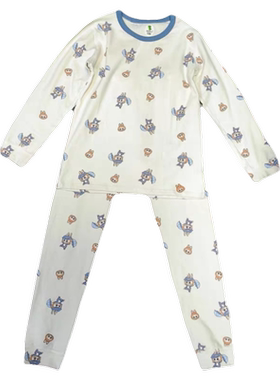 秋季男童女童中大童家居服套装