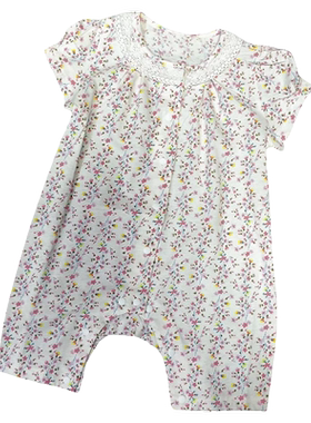 清仓蘑菇灯夏季女童哈衣连体衣爬服